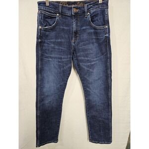 Wrangler Retro Slim Boot Jeans Mens 30x32 Blue Med Wash Denim